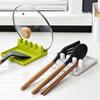 Tool Stove Organizer Lid Stand Spoon Rest Pot Lid Holder Spoon Holder Wall-mounted Pots Cover Rack