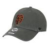 47 Кепка мужская женская Major League MLB Logo Hat Cleanup Brand Low Cap унисекс San Francisco Giants угольно-темно-серый свободный размер B-RGW22GWS-CCA