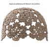 Ethnic Style Hollow Flower Knitted Hat Basin Hat Beanies Casual Crochet Bucket Hat  Girls