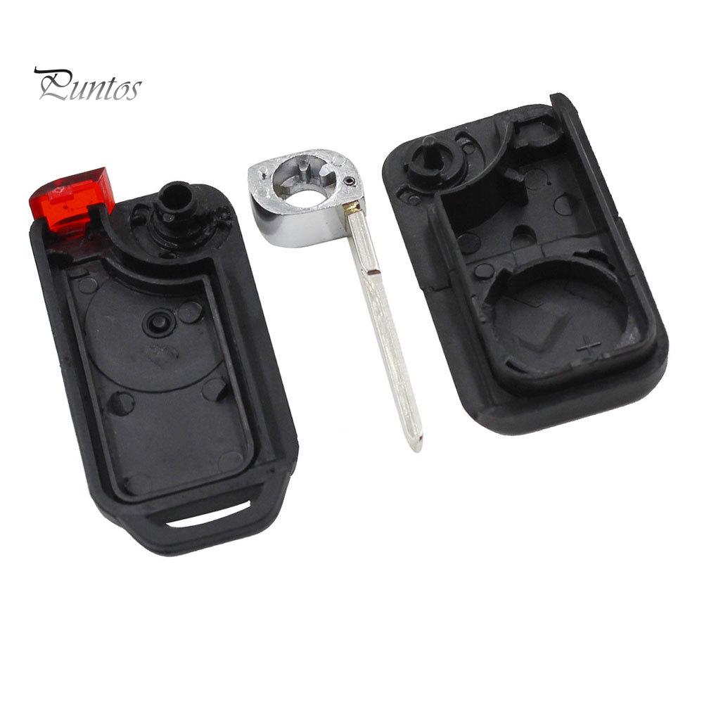 Корпус выкидного ключа Puntos с 1 кнопкой для Benz Mercedes 1984-2004 - пластиковая замена
