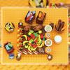 Набор строительных блоков Creative City Food, совместимый с основными брендами, идеально подходит для детских вечеринок и развивающих игрушек, пиццы,