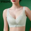 Large Size Bra for Women with Steel Rims Thin Style Beautiful Back Bra with Upper Support Gathered Bra Gathered Accessory Anti Sagging Bra