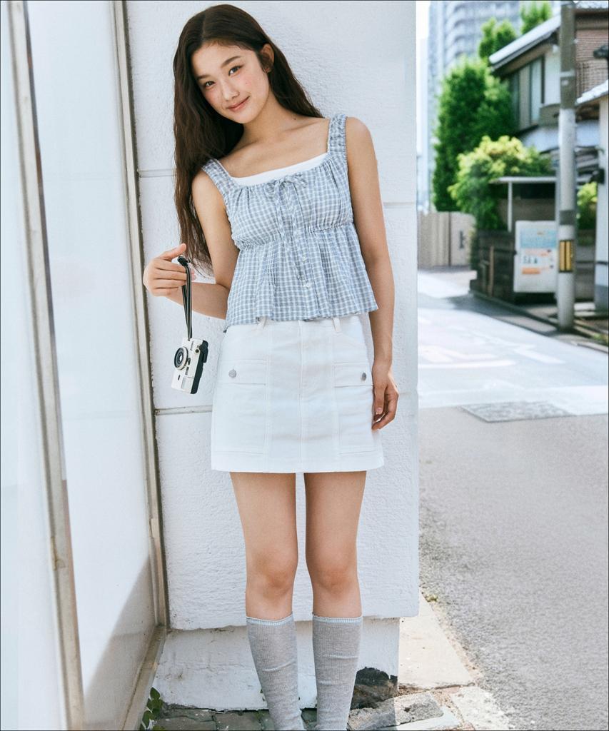 Джинсовая мини-юбка карго MIXXO_Miwwjg716J