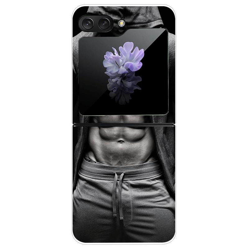 Для Samsung Z Flip7 Жесткий чехол ZFlip7 5G Прозрачные ПК Чехлы для телефона Для Galaxy Z Flip 7 Модный Мультяшный Прозрачный Защитный Fundas