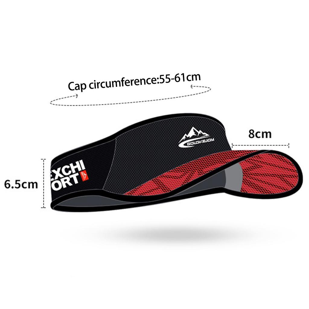 Summer Sun Hat For Men Women Breathable Sweat-absorbing Quick-drying Empty Top Cap For Outdoor Marathon Mountaineering