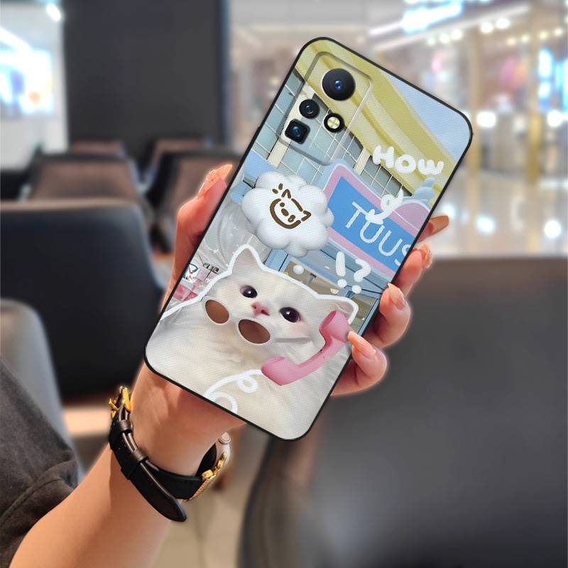 Граффити Полная обертка Чехол для телефона Для infinix Zero X/X Pro/X6811/X6811B Силиконовый Милый Противоударный Водонепроницаемый Мягкий чехол Пара