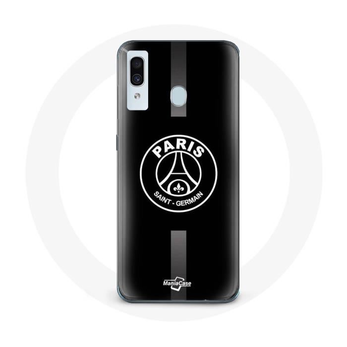 Coque - Maniacase - Samsung Galaxy A20 - PSG Logo Jordan - Souple - Protection et Décoration