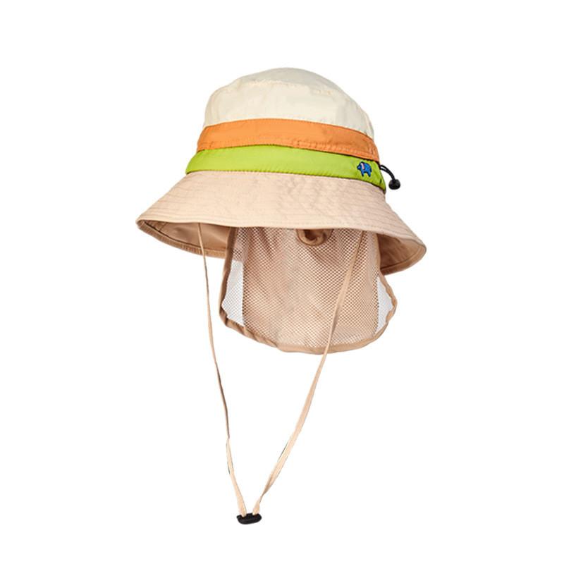 Childrens Sun Hat With Adjustable Foldable Design For Summer Outdoor Activities