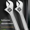 Multi-Function Adjustable Bathroom Wrench with Large Opening and Short Handle