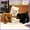 Cute Bear Animal Plush Dolls Black White Brown Bear Cartoon Polar Bear Stuffed Toys For Kids Back To School Anime Birthday Gifts