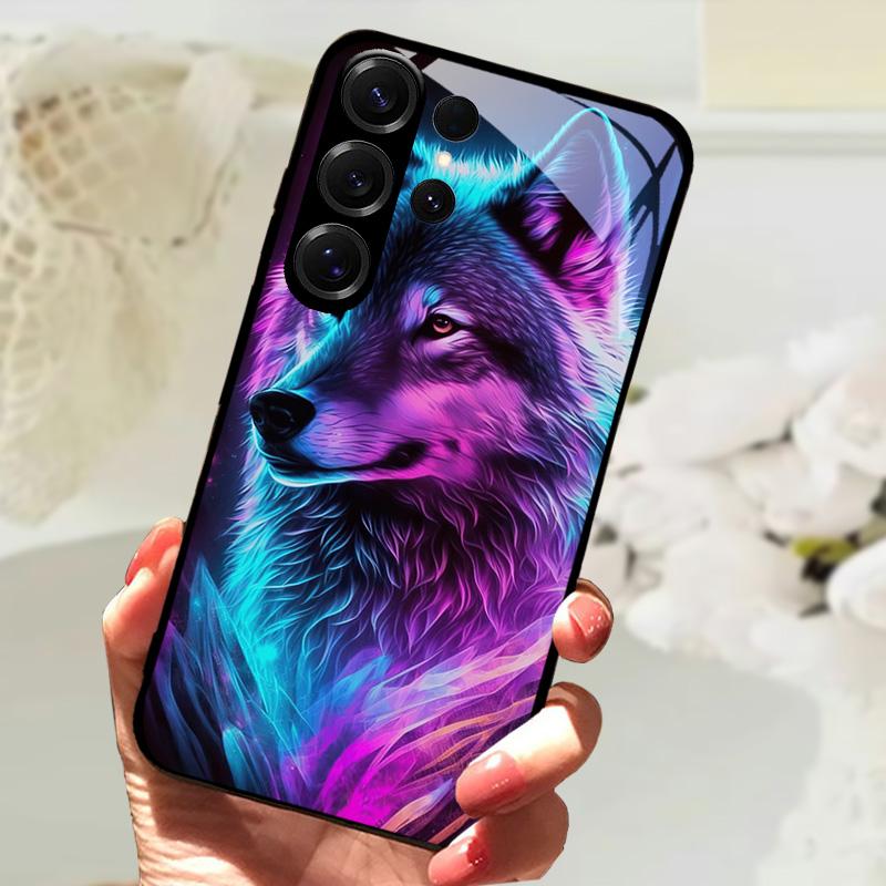 Для Samsung S24 Ultra Закаленное Стекло Задняя Крышка Чехол Для Galaxy S20 S21 S22 S23 S30 Ultra Жесткий ПК Стекло Защитные Чехлы для Телефона