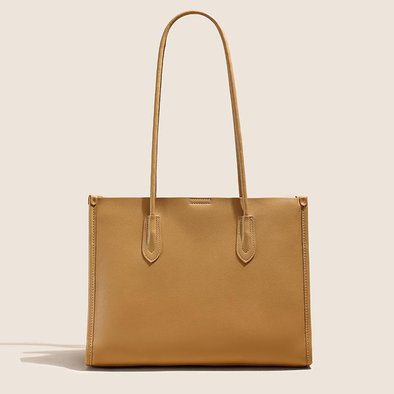 New Genuine Leather Women's Bag High-end Shoulder Bag for Women's Large Capacity Commuting Cowhide Women's Tote Bag