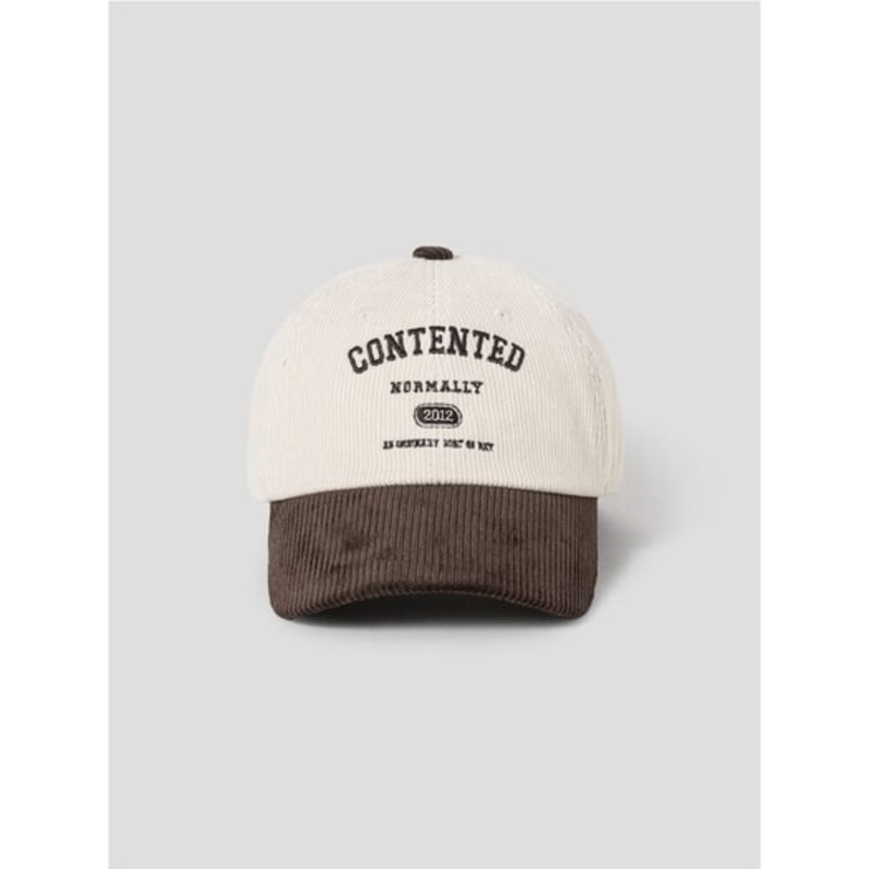 8SECONDS Corduroy Two-Tone Ball Cap Brown (19588BWY5D)