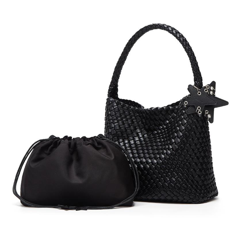 Повседневная большая вместительная наплечная сумка под мышкой, сумка ручной работы, модная и простая, портативная сумка-тоут для мамы и ребенка для женщин