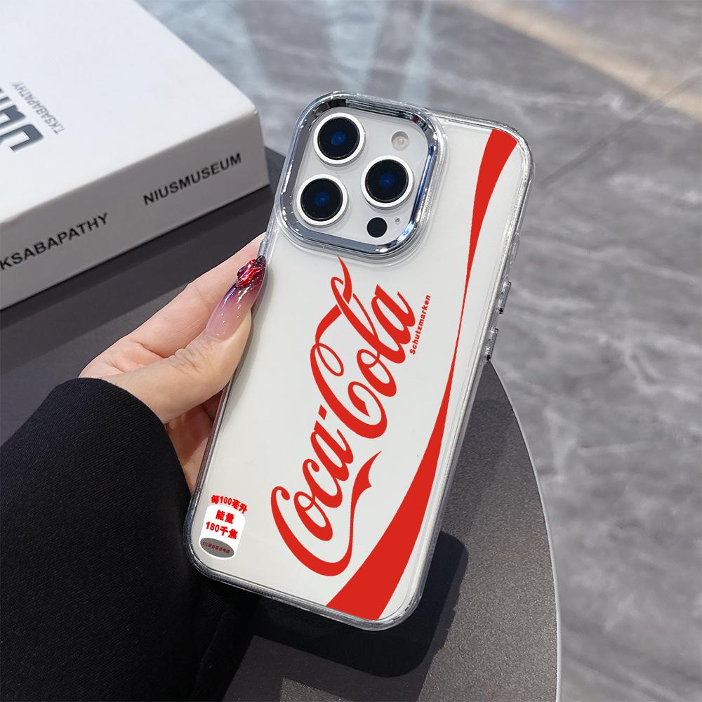 Чехол для телефона с горячим напитком c-cola c-coca для Samsung Galaxy S25 S24 S23 S22 S21 S20 FE Ultra Edge Plus 4G 5G Прозрачный Мягкий Чехол