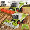 Remote Control Spray Agricultural Locomotive Harvesting Farmer's Car Tractor Large Engineering Car Lighting Sound Effect Children's Toys