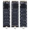 Карта расширения M.2 на SATA 3.0 Адаптерная карта M.2 MKEY PCI-E Райзер-карта 5/6-портовый NVME в SATA Конвертер Поддержка функции PM