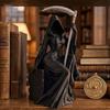 Фигурка Жнеца с косой, 3D-печать, Загадочная женская статуэтка Жнеца, Готическая жуткая скульптура для книжной полки, декора стола