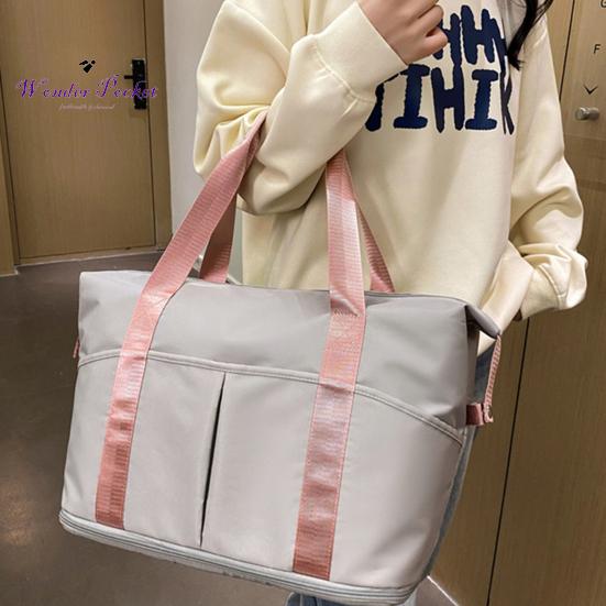 Сумка для спортзала большой вместимости с застежкой-молнией Многоразовая сумка для йоги и фитнеса Водонепроницаемая спортивная сумка для занятий спортом на открытом воздухе с плечевым ремнем Портативная одежда для секса для взрослых