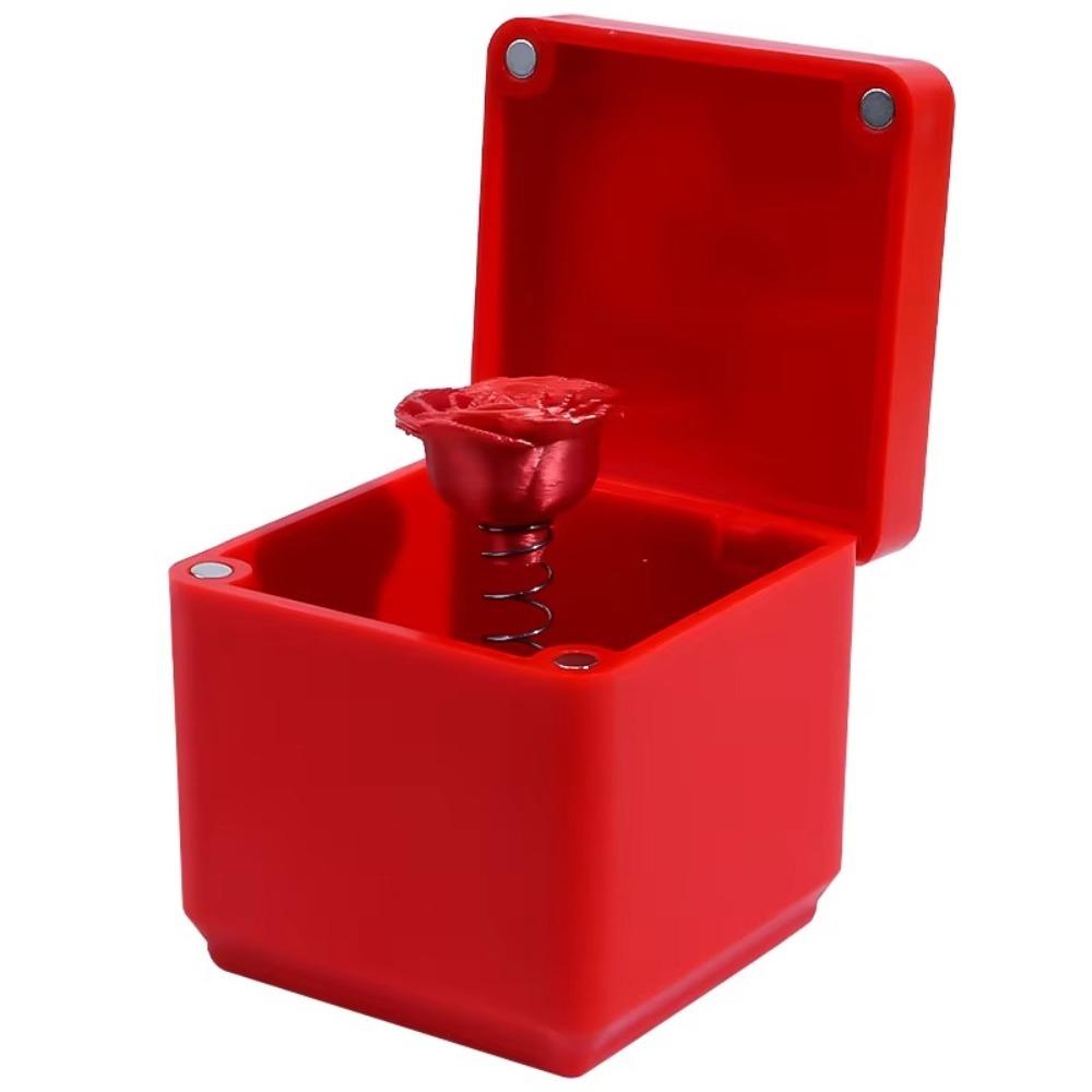 Креативная 3D-печатная раздражающая подарочная коробка Pop-Up Новинка Розыгрыш Коробка для хранения Красное Сердце Форма Забавная Подарочная коробка-сюрприз День Святого Валентина