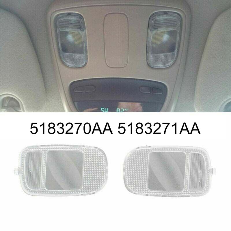 Лампа для чтения в салоне автомобиля, потолочная лампа 5183270AA 5183271AA Для Dodge Для Ram Консоль Потолочный светильник Лампа для чтения Линза лампы