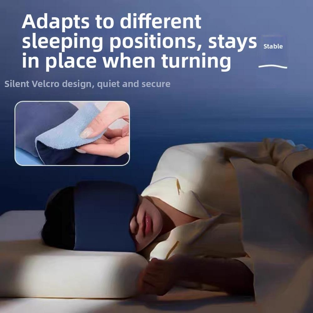 Double-Sided Sleeping Mask Skin-Friendly Light Blocking Eye Mask Deep Sleep Eye Mask for Sleep Aid