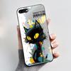 Casing For Asus Zenfone 4 Max ZC520KL X00HD Phone Case Aesthetic Fashion Cute Cat Black Soft Silicone Shockproof Cover Bumper
