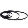 Black Rubber GT2 Round Tooth Timing Belt For 3D Printer RepRap Pulley Tool Parts