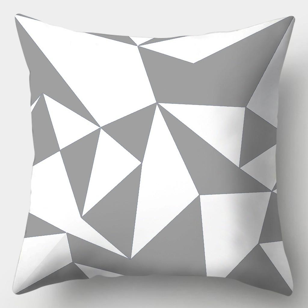 45смX45см Серая наволочка для дивана в полоску, клетчатая наволочка для подушки