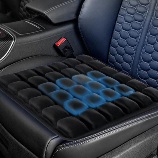 Подушка для путешествий 3D Air надувная подушка для сиденья с нескользящей подошвой Эргономичный дизайн Дышащая регулируемая портативная подушка для путешествий