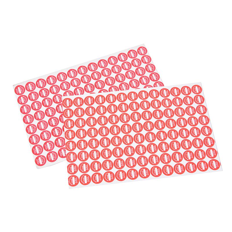 208шт 10 мм гарантия хрупкая печать этикетка наклейка универсальная гарантированная наклейка пустоты