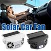 Solar Car Fan USB Rechargeable Exhaust Fan Air Circulation Power Ventilation Dissipation Head High Cooling Heat And Fan Win D1U3