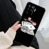 Кейс для телефона Oppo A40 A60 A80 A5 Pro A15 A16 A17 A57 A77 A94 A74 A54 A76 A96 A18 A38 A58 A78 A98 с изображением пиковой дамы