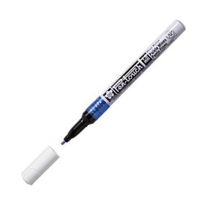 Маркер - SAKURA - Pen-Touch Fine - 1,0 мм - Синий - Несмываемый