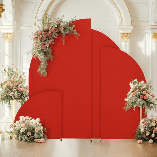 Чехол для арки в виде полумесяца, чехол для свадебного фона, чехол для подставки, эластичная тканевая арка для фона, чехол для 6-футовой арки в виде полумесяца, помолвка, детский душ