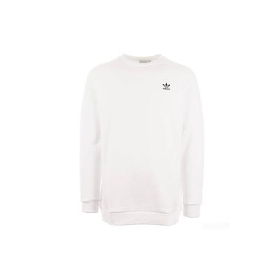 adidas Спортивный свитер с принтом трилистника Originals, мужской топ, белый цвет DV1599