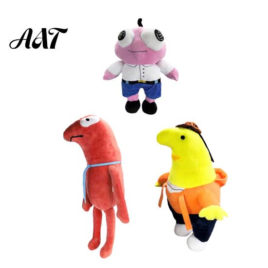 Flexible Placement Plush Smiling Friends Alan Toy Soft Cuddly Stuffed Doll for Decorative Collectible Ornament Fans Cartoon Character Decor