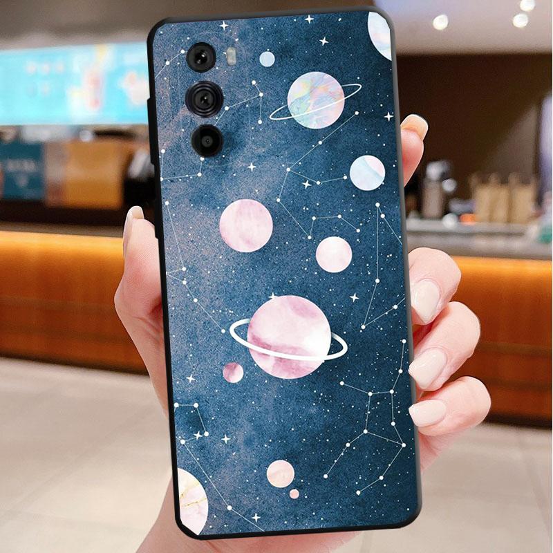 Phone Case For Motorola Edge 50 40 Pro 60 50 40 30 Ultra Neo Fusion Moto G85 G72 G53 G54 G84 G13 G32 Stars Space Astronaut