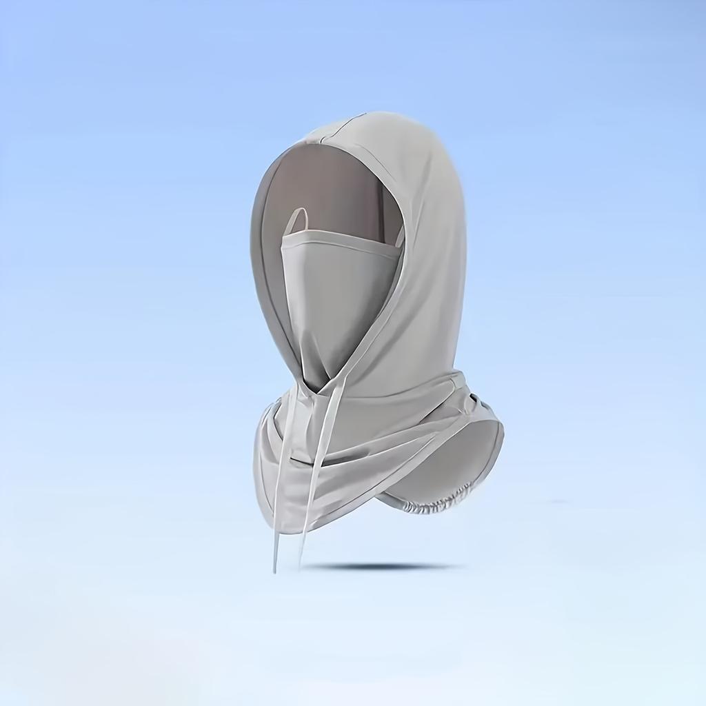 Мужская и женская маска для лица с закрытием шеи - Быстросохнущая дышащая, эластичный спортивный дизайн для велоспорта, активного отдыха и повседневной носки