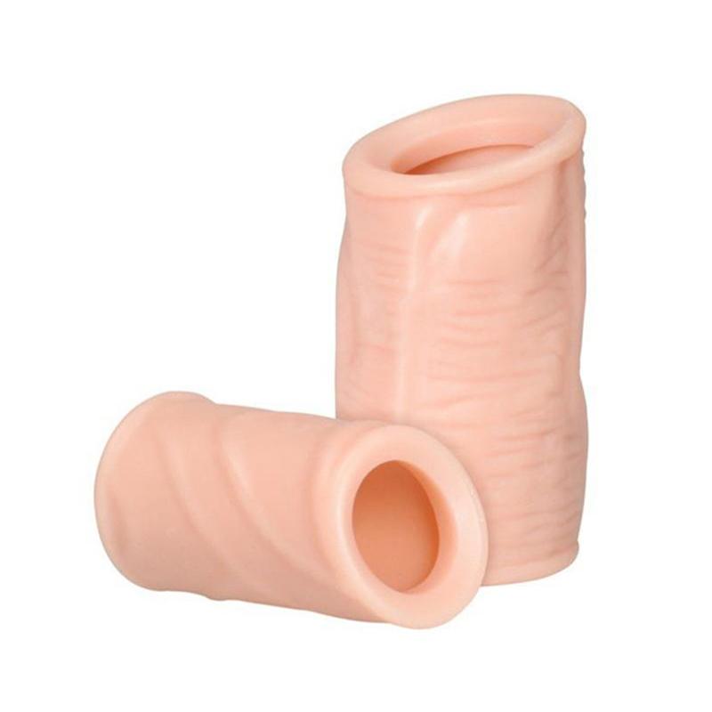 2Pcs/set Foreskin Penis Ring Cock Ring Thickened Correction Ring Delay Time Sex Toys For Men Cock Cage Sex Products