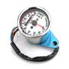Motorcycle Speedometer Stainless Steel Instrument Tachometer LED Indicator Odometer 12V Universal for DUCATI YAMAHA KTM HARLEY