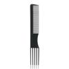 Eurostil Curvado Peine Negro Negro 19см 1 ун.