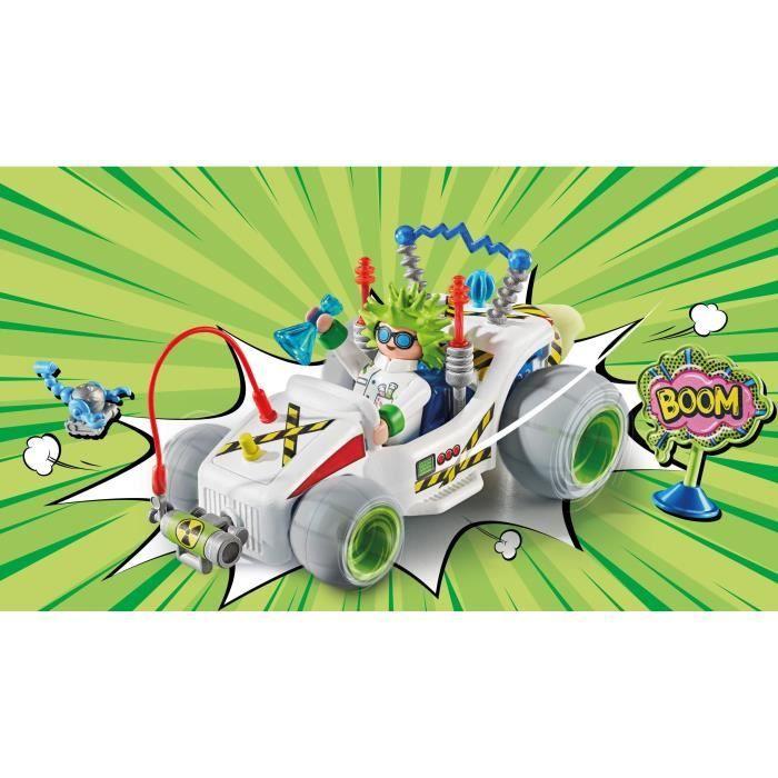 PLAYMOBIL 71633 Chercheur et kart, Funstars, 40 pièces, dès 4 ans