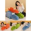 Fluffy And Soft Crocodile Plush Toy Cartoon Style Perfect Pillow Childrens