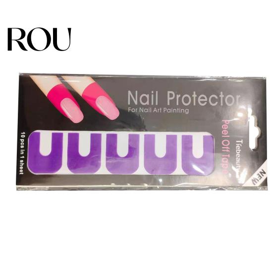 Nail Peel Off Tape U-shape Spill Proof Manicure Protector Accessories Disposable Polish for Women U-Shape