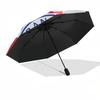 Rangers Football Club, Lion Crest Automatic Opening and Closing, 8 rib Structure Portable Umbrella, Suitable for Men and Women in All Season