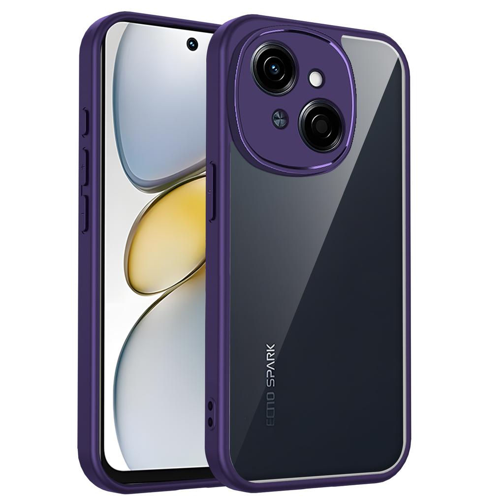 Чехол для Tecno Spark Go 1S Чехол для телефона Tecno Spark Go 1 Чехол-бампер Tecno Pop 9 с воздушными подушками Силиконовый бампер Прозрачная матовая задняя крышка Жесткий