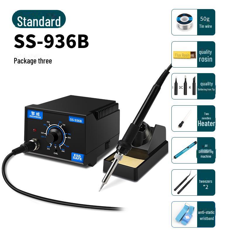 Регулируемый по температуре электрический паяльник для ремонта электроники