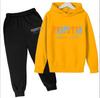 New children's sweater set European and American new children's clothing fleece hoodie set wholesale