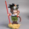 New 16cm Anime Dragon Ball Son Goku Model With Monkey Kid Goku Action Figure Pvc Statue Collection Model Toys Presents
